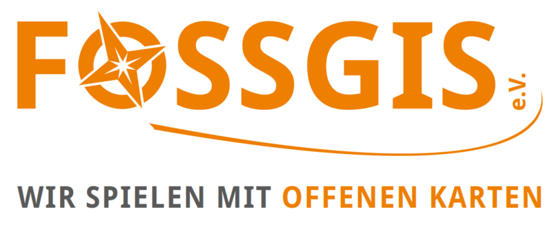 Datei:FOSSGIS-Logo Slogan whiteBackgr.png