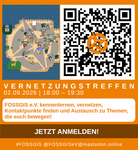 Datei:20260902 FOSSGIS Vernetzungstreffen Flyer.png